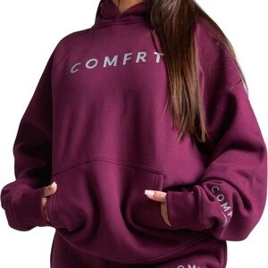 Comfrt *NEW* Tranquil Hoodie Plum Size S